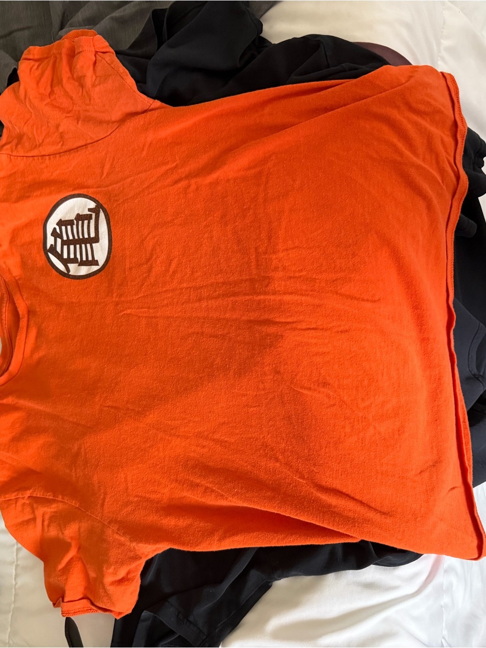 Men's Short-Sleeve Orange Graphic Tee